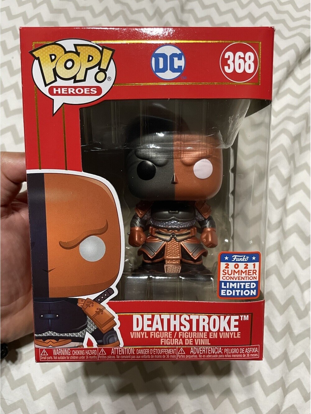Funko Pop! Deathstroke #368 2021 Summer Convention Limited Edition Vinyl DC